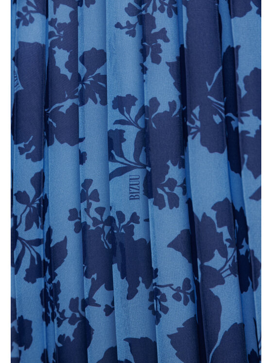 BIZUU BIZUU Koktejlové šaty NILA FLORAL DRESS Modrá Standard Fit