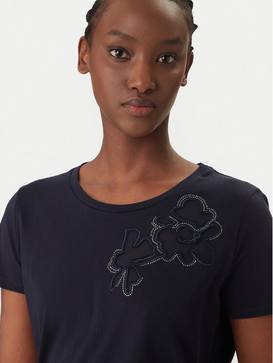 Liu Jo Sport Liu Jo Sport T-särk TA6155 JS923 Tumesinine Regular Fit