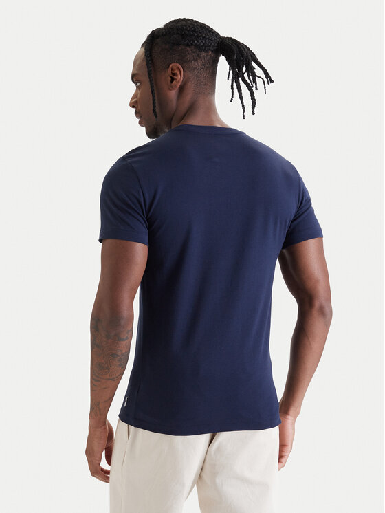 Polo Ralph Lauren Polo Ralph Lauren Set de tricouri﻿ Core Replen 714835960004 Bleumarin Slim Fit