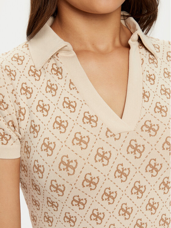 Guess Guess Vestito di maglia V5RK02 Z3LF0 Beige