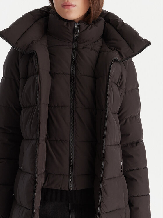 DKNY DKNY Ziemas jaka DLEMPU97 Melns Regular Fit