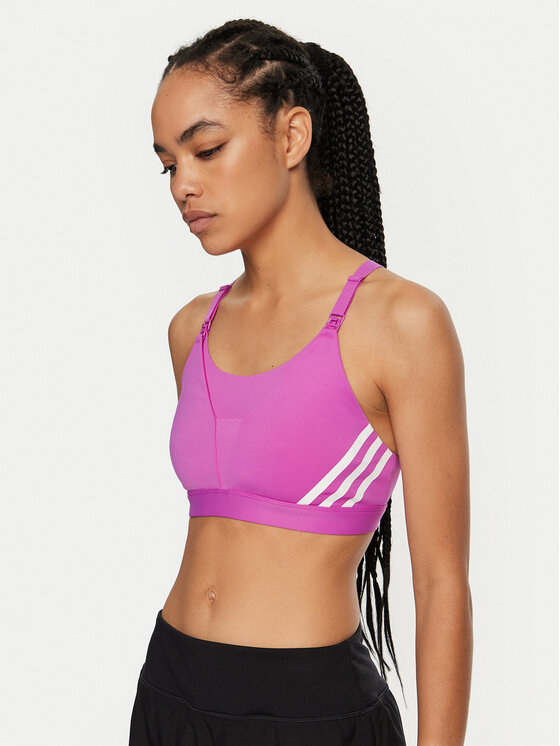 adidas adidas Sport-BH Powerimpact Luxe Medium-Support Maternity IZ1871 Rosa Slim Fit