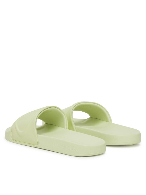 Calvin Klein Jeans Calvin Klein Jeans Şlapi Slide Pu Hf Mg YW0YW01879 Verde