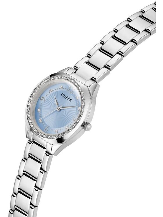 Guess Guess Hodinky GW0767L6 Stříbrná