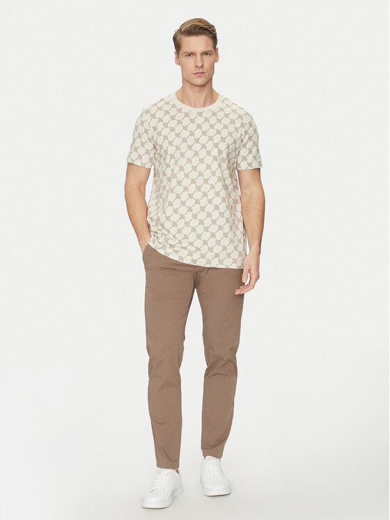 JOOP! JOOP! T-Shirt 17 JJ-06Brian 10018925 30044675 Beżowy Regular Fit