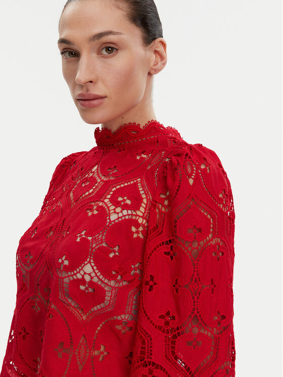 Morgan Morgan Bluzka 251-OMBRE Czerwony Regular Fit