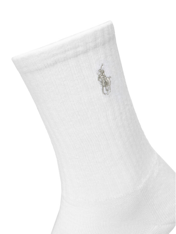 Polo Ralph Lauren Polo Ralph Lauren Σετ ψηλές κάλτσες γυναικείες 6 τεμαχίων 455972889003 Λευκό