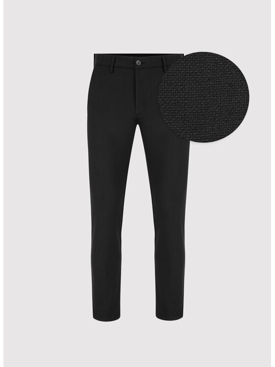 Pako Lorente Pako Lorente Spodnie materiałowe P24WF-WX-010 Czarny Slim Fit