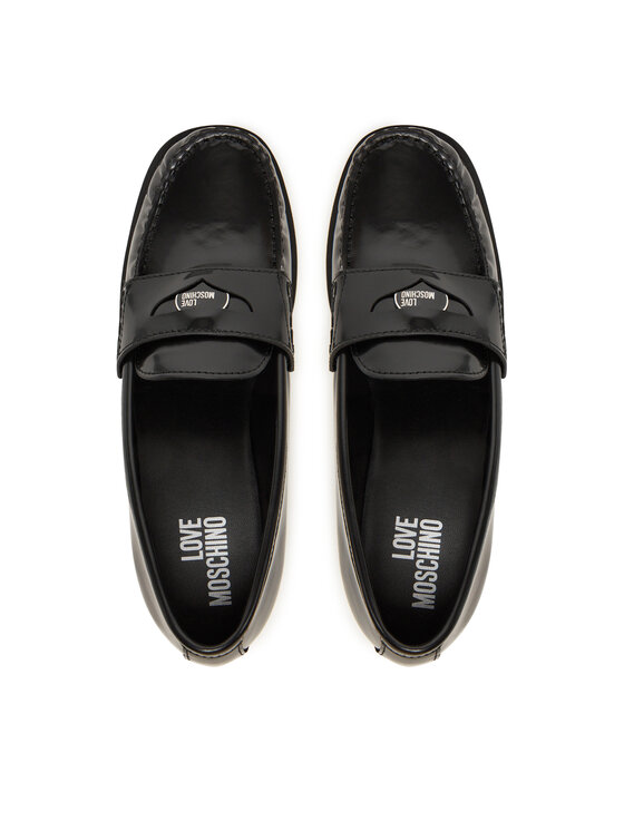 LOVE MOSCHINO LOVE MOSCHINO Mokasyny JA10222G1NJD000A40 Czarny