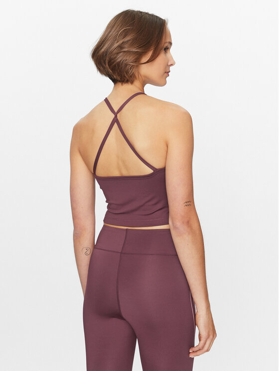 Puma Puma Športna majica Studio Ultrabare 524175 Bordo rdeča Tight Fit