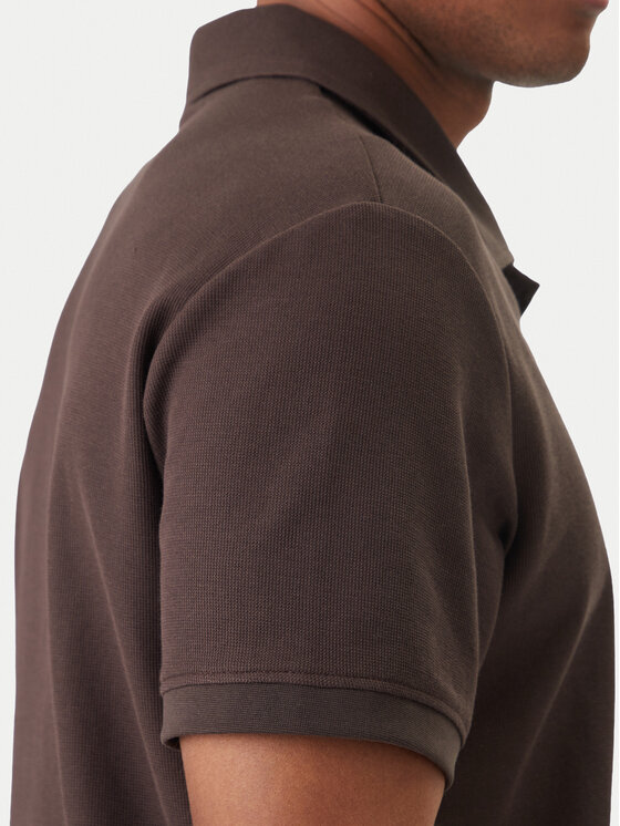 Calvin Klein Jeans Calvin Klein Jeans Polo Easy Micro Waffle LV04RF205G Marrone Regular Fit