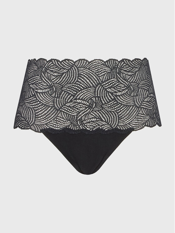 Chantelle Chantelle Klasične spodnje hlačke z visokim pasom Soft Stretch C11G80 Črna