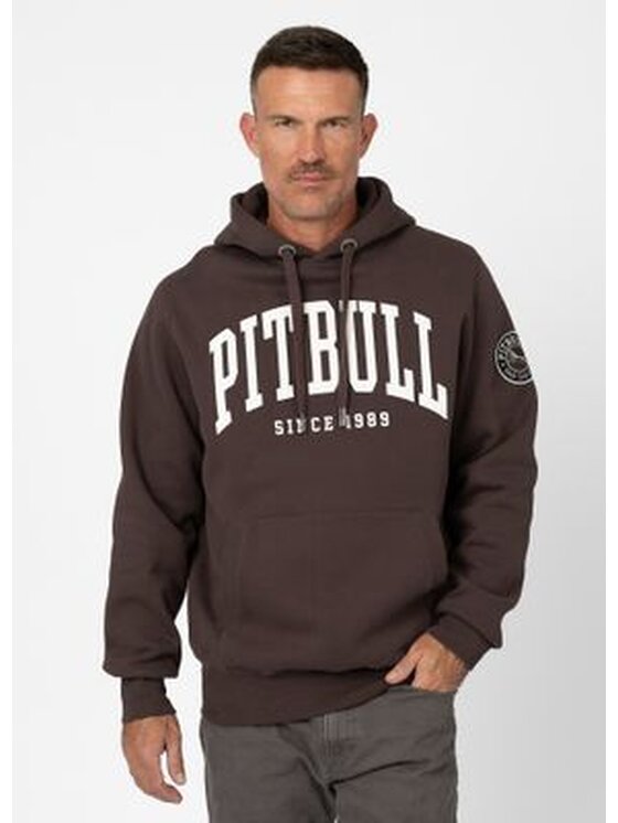 PITBULL PITBULL Bluza NORTON Brązowy Regular Fit