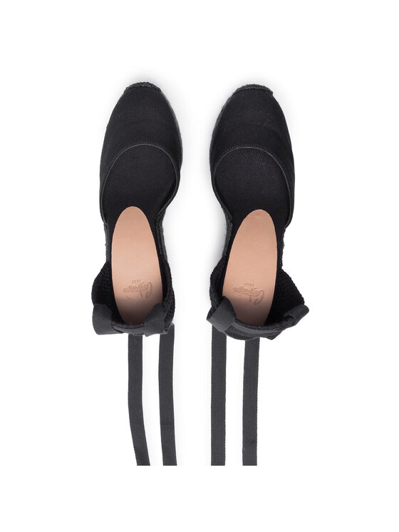 Castañer Castañer Espadrilky Carina C/8ED/001 020966-100 Čierna
