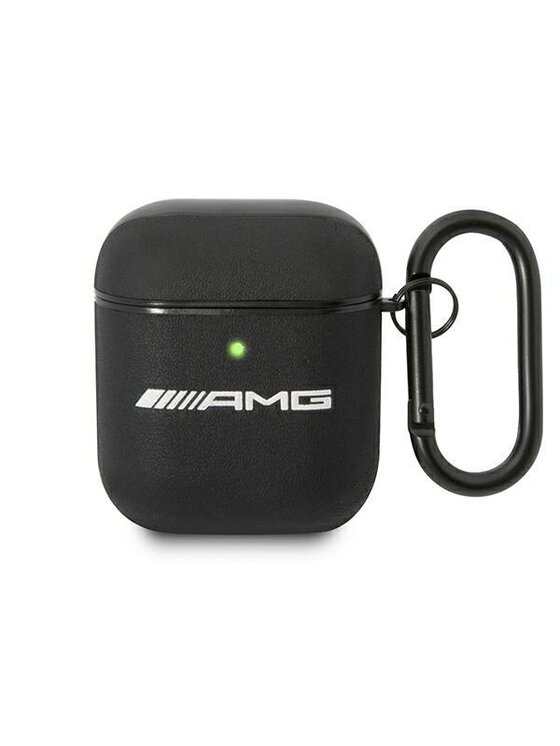 Etui na słuchawki Mercedes AMG Petronas F1, Czarne, AirPods