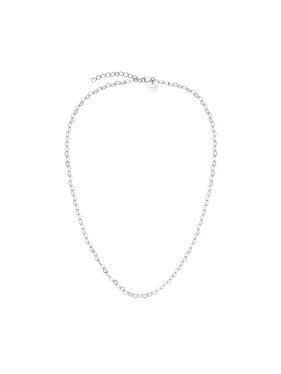 Rosefield Rosefield Naszyjnik Heart Chain Necklace Silver Srebrny