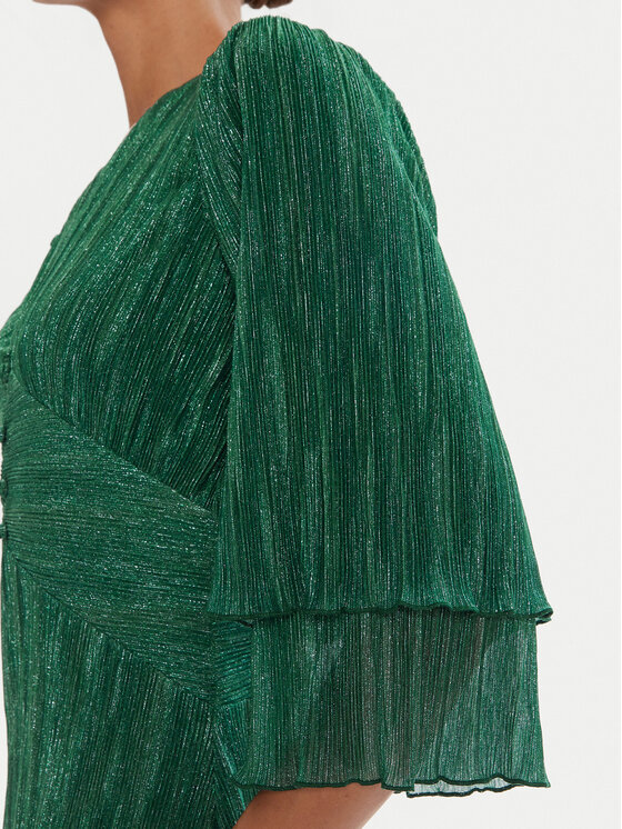 Bruuns Bazaar Bruuns Bazaar Sukienka koktajlowa Brella Zabina BBW4533 Zielony Regular Fit