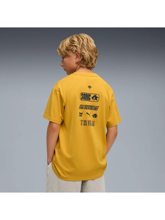 Puma Puma T-Shirt 632381 Żółty Regular Fit