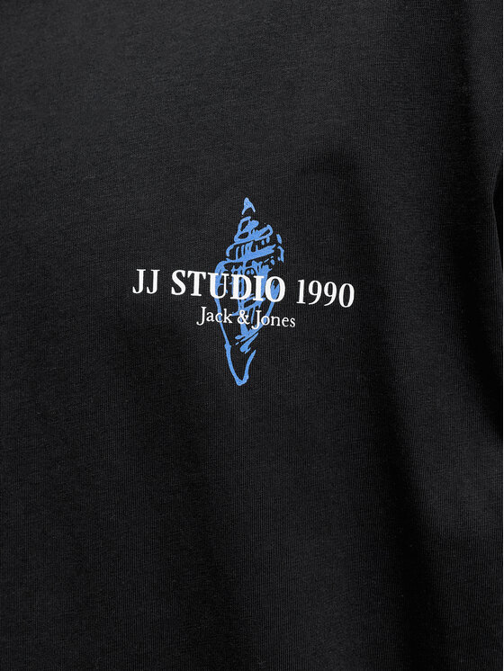 Jack & Jones Jack & Jones T-shirt Corals Tee 12288345 Crna Regular Fit