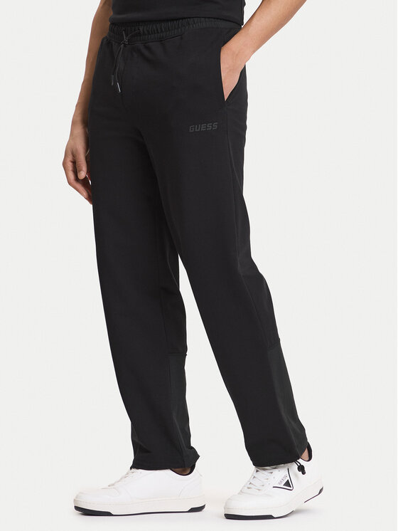 Guess Guess Teplákové nohavice Z6GB01 K2834 Čierna Regular Fit