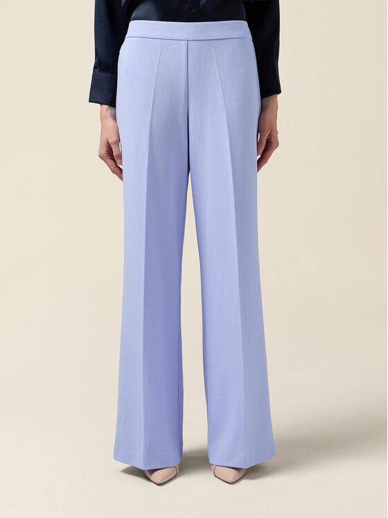 Oltre Oltre Pantaloni di tessuto P274J102440N004 Turchese Regular Fit