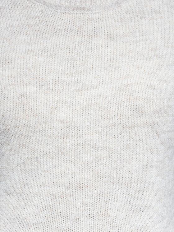 Ombre Ombre Svetr OW-SW-E0062 Béžová Relaxed Fit