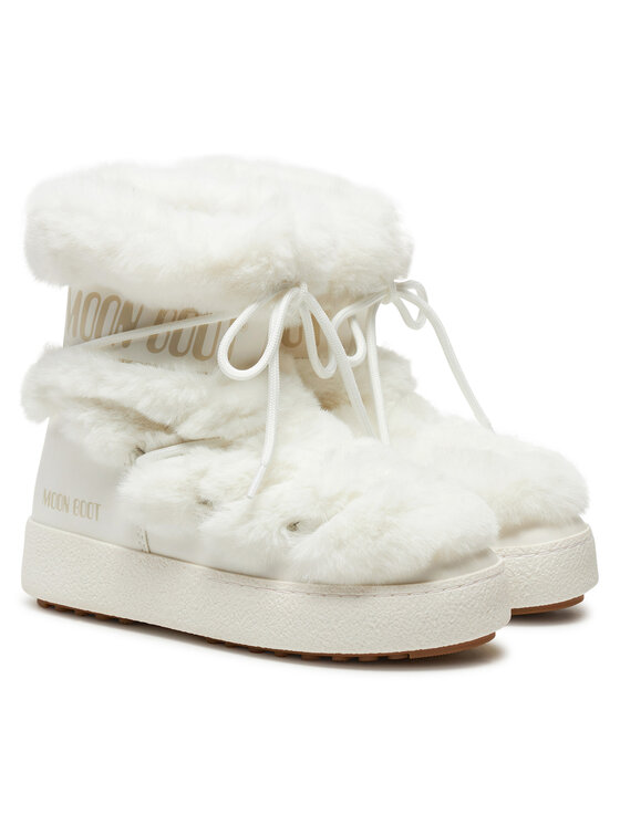 Moon Boot Moon Boot Škornji za sneg Ltrack Tube Faux-Fur 80D2450130 Bela