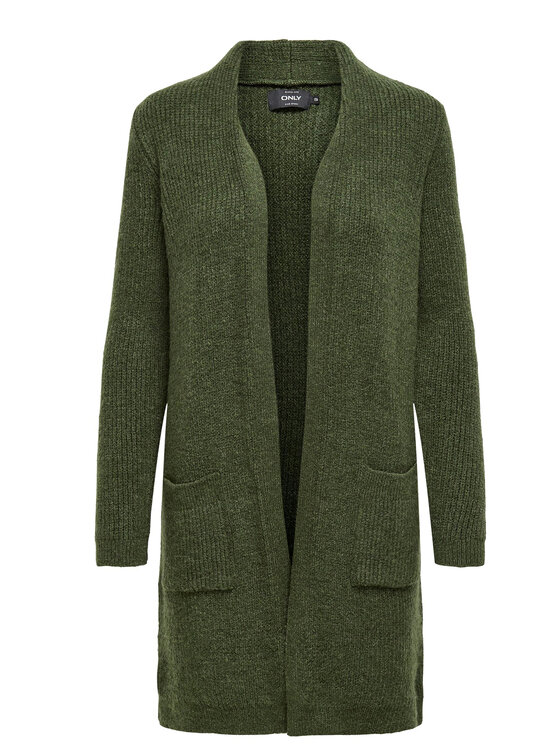 ONLY ONLY Kardigán 15179815 Zöld Regular Fit