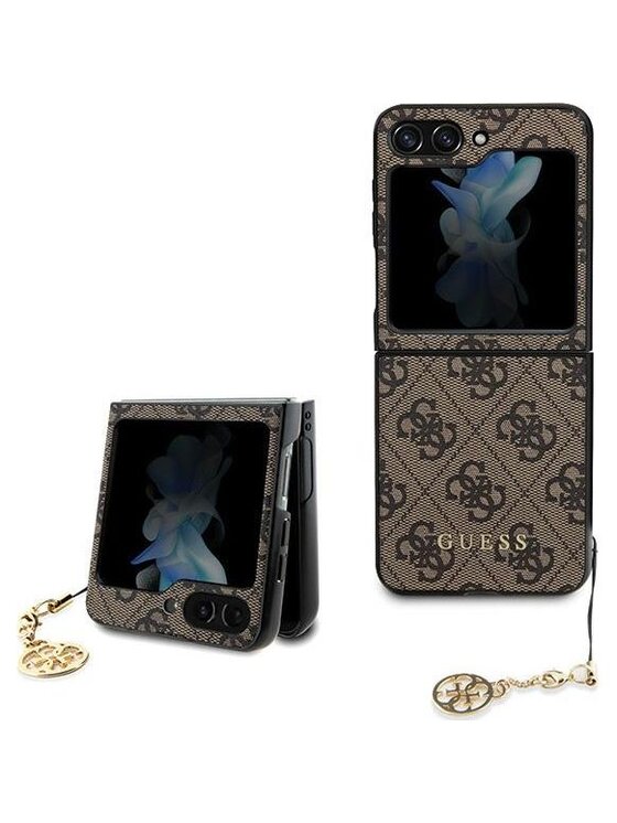 Etui na telefon Guess, Brązowe, Galaxy Z Flip5