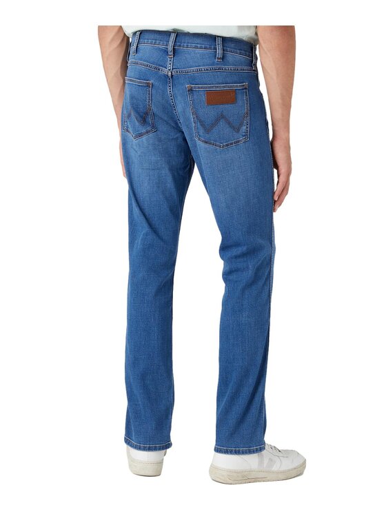 Wrangler Wrangler Jeansy W15Q74Z59 Niebieski Straight Leg