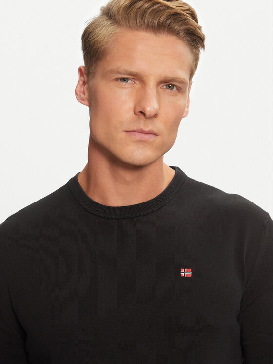 Napapijri Napapijri Maglione Droz NP0A4I2G Nero Regular Fit