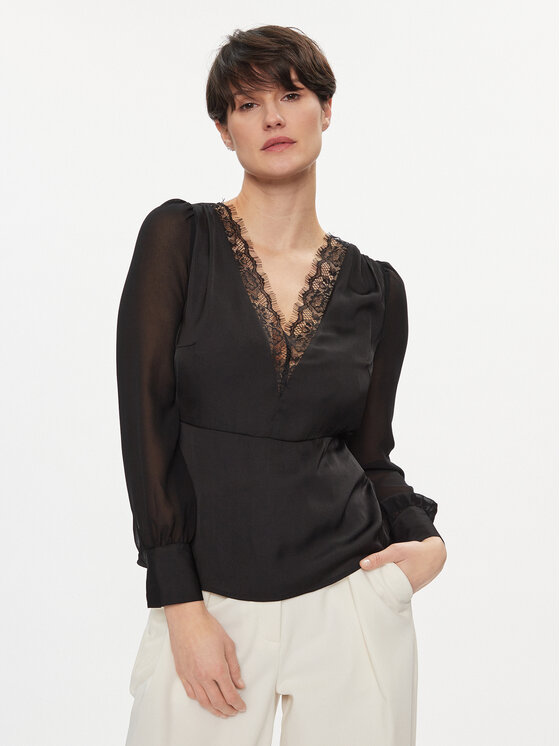 Morgan Blúzka 241-OSERA Čierna Regular Fit