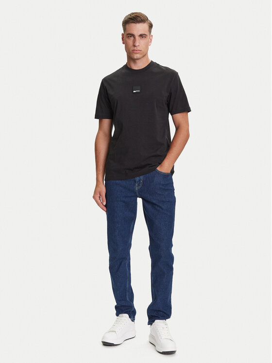 Karl Lagerfeld Jeans Karl Lagerfeld Jeans T-Shirt A3M17029 Czarny Regular Fit