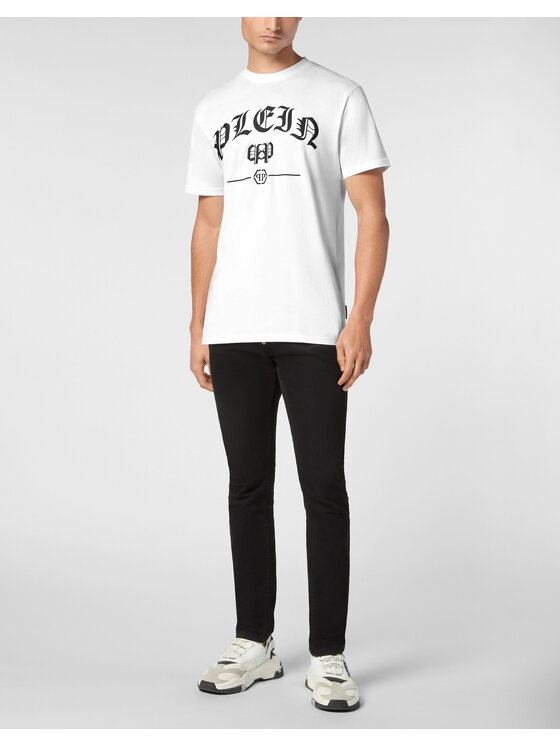 PHILIPP PLEIN PHILIPP PLEIN Tričko 9835 Biela Regular Fit