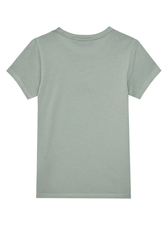 Napapijri Napapijri T-Shirt Chamois NP0A4ILE D Zielony Regular Fit