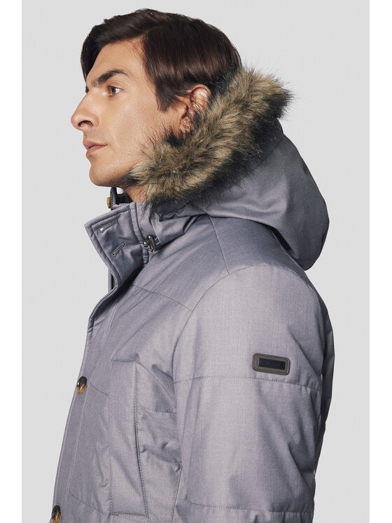 Lancerto Lancerto Kurtka zimowa Viborg KU097224000006 Szary Regular Fit