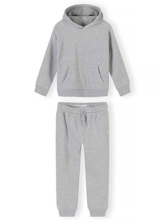 minoti minoti Komplet dresowy 33FLEECE300 Szary jasny Slim Fit