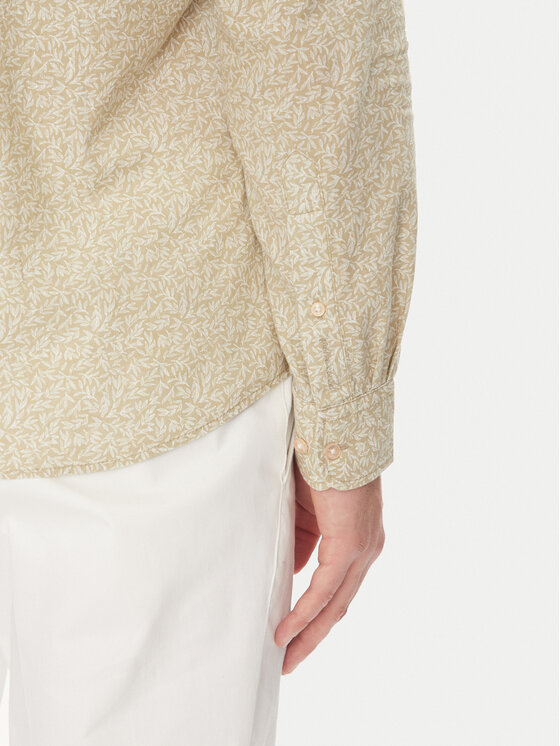 Pierre Cardin Pierre Cardin Košile C6 41017.0451 Béžová Modern Fit