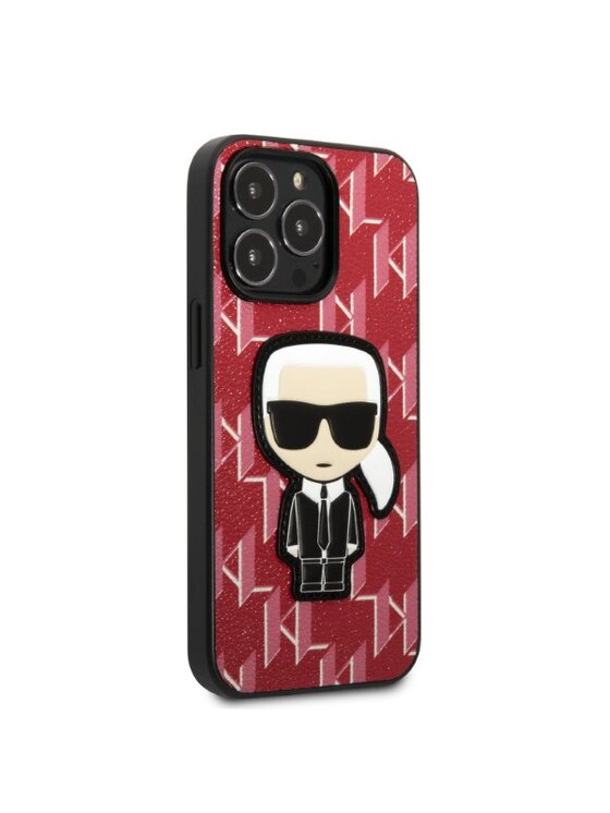 KARL LAGERFELD KARL LAGERFELD Etui na telefon iPhone 13 Pro Max Czerwony
