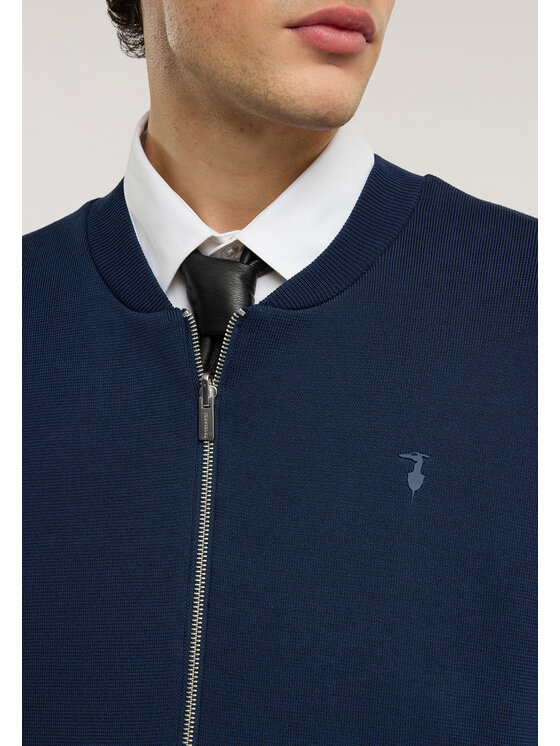 Trussardi Trussardi Płaszcz zimowy R6008000017N034 Niebieski jasny Regular Fit