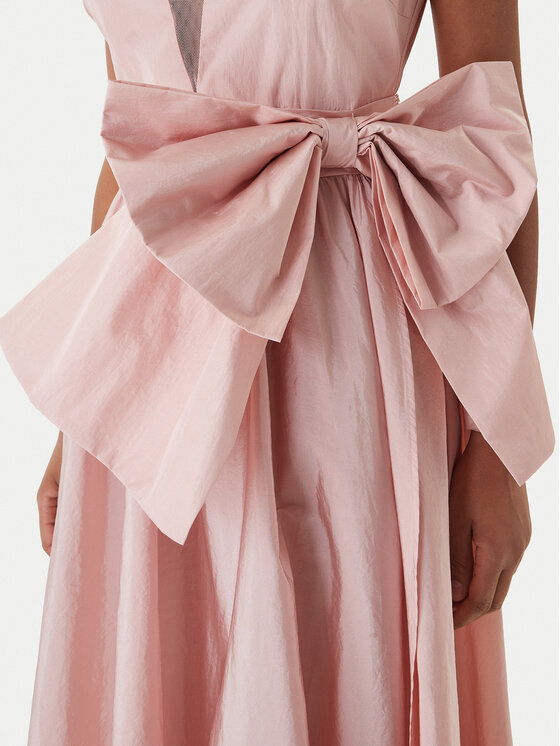 Fracomina Fracomina Večernja haljina FQ26SD3009W83101 Ružičasta Regular Fit