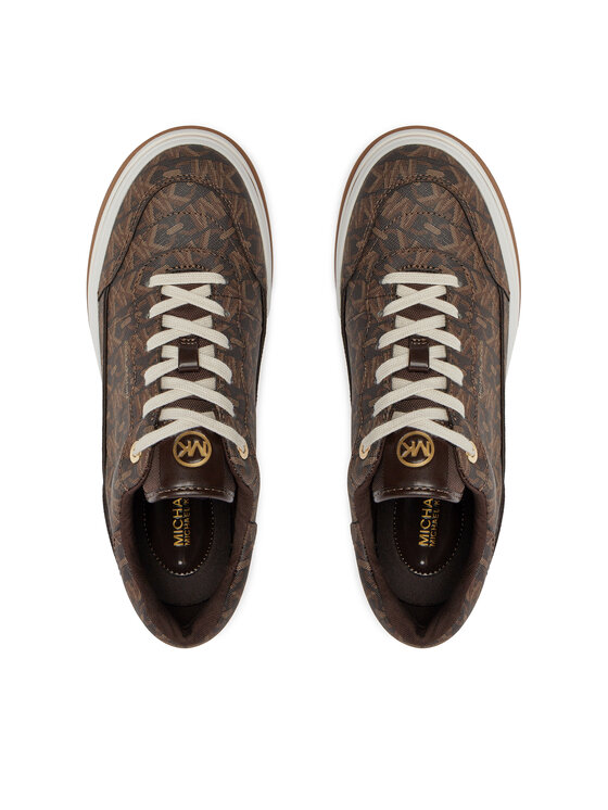 MICHAEL Michael Kors MICHAEL Michael Kors Sneakersy Hayes Lace Up 43R4HYFS1B Brązowy