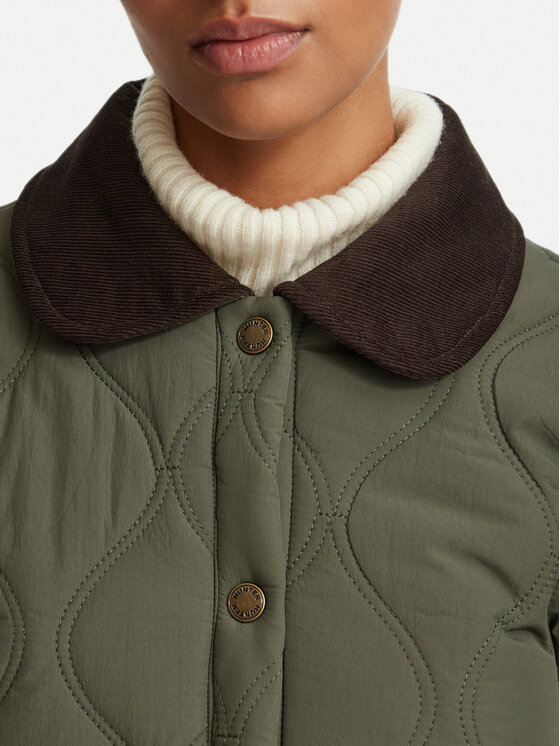 Hunter Hunter Demisezoninė striukė HARW0027262 Chaki Regular Fit