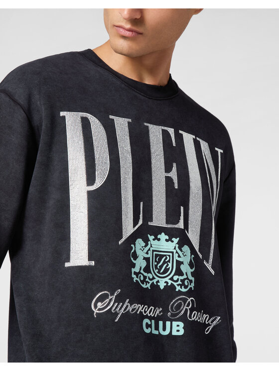 PHILIPP PLEIN PHILIPP PLEIN Bluza 22623 Czarny Regular Fit