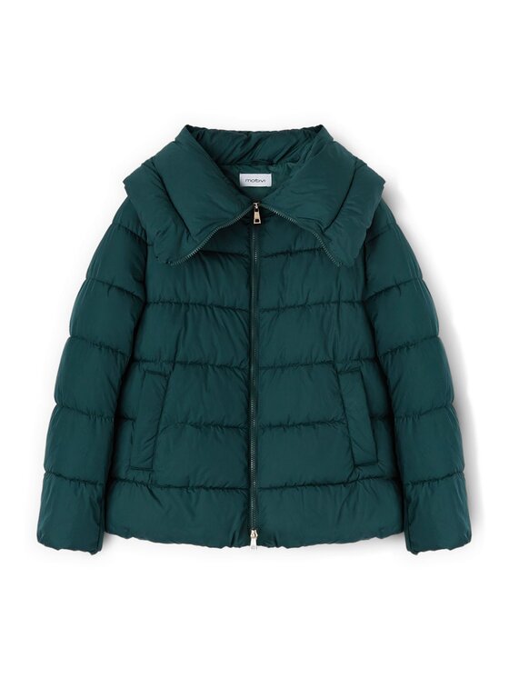Motivi Motivi Giubbotto piumino F063Q100725N015 Verde Regular Fit