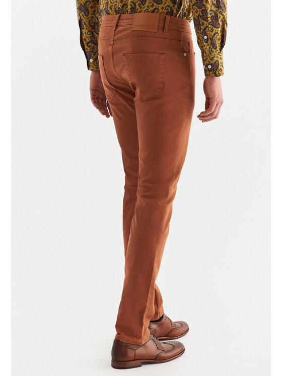Pako Lorente Pako Lorente Spodnie materiałowe P22SF-WX-022 Brązowy Slim Fit