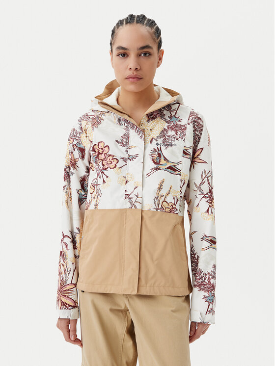 Columbia Outdoorová bunda Hikebound Printed 2116334 Béžová Regular Fit
