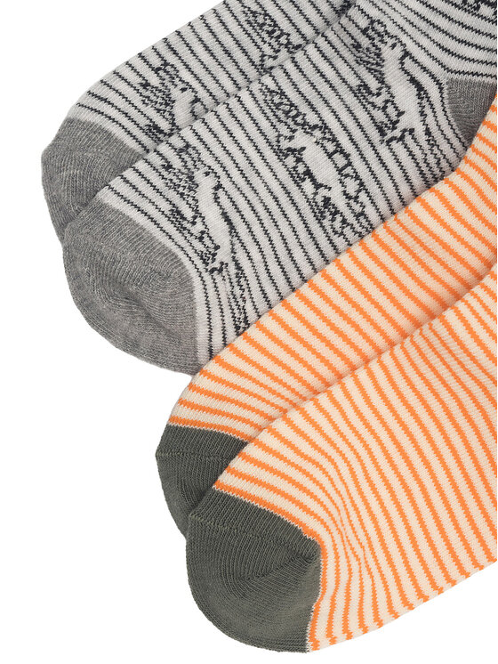 Action Boy Action Boy Дълги чорапи 8KB-002-AW23 (2-pack) Оранжев
