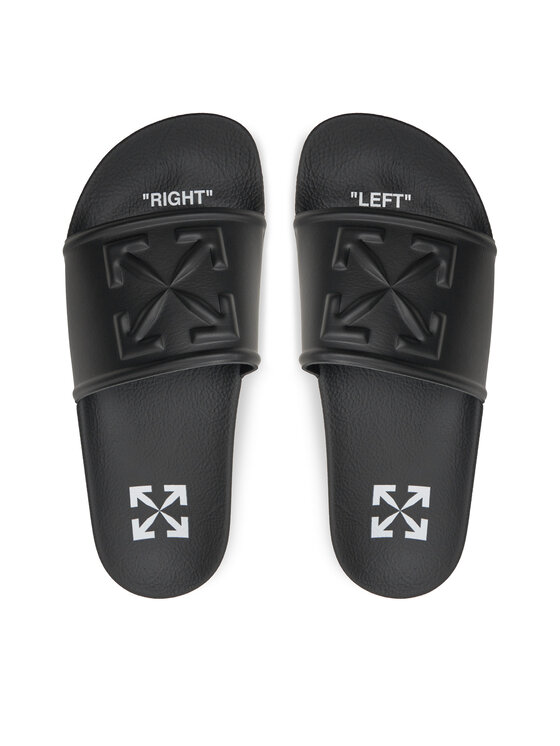 Off-White Off-White Klapki OWIC006S22MAT0011000 Czarny