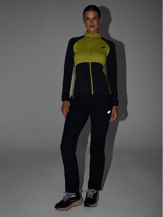 4F 4F Spodnie outdoor INBETWEEN TRAIL Czarny Regular Fit